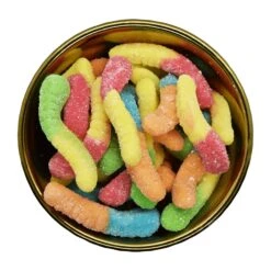 Mini Neon Gummy Worms