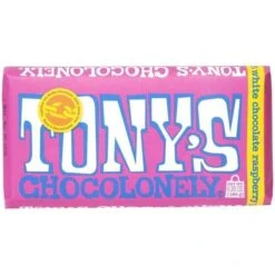 Tony's White Raspberry Popping Candy 28% Bar