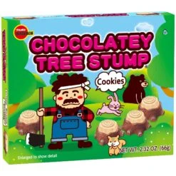 Chocolatey Tree Stump Cookies
