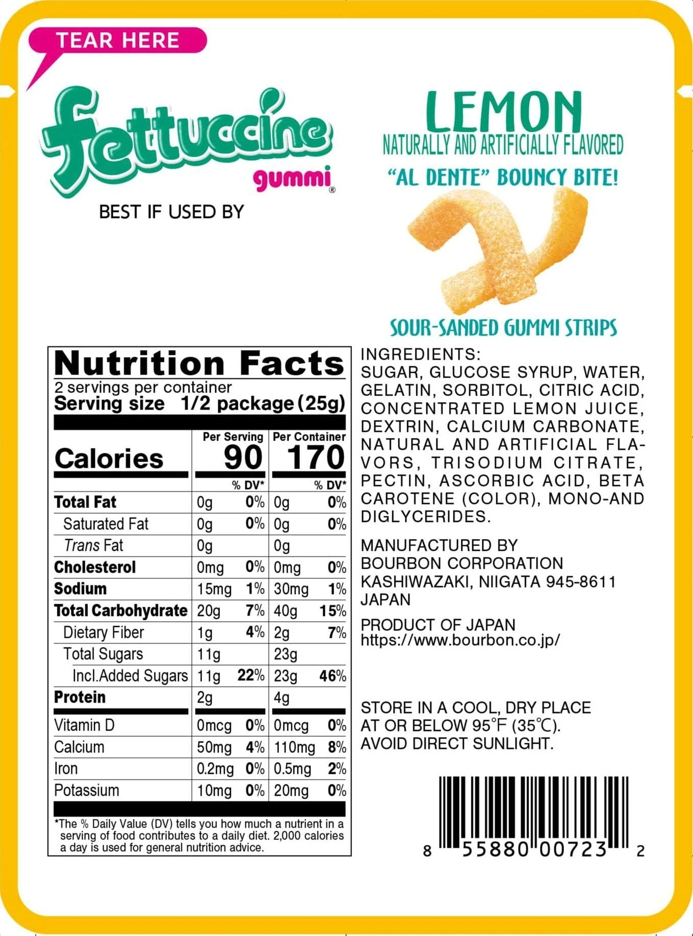 Fettuccine Lemon Gummies 2 Fettuccine Lemon Gummies - Image 2