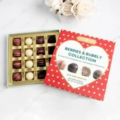 Berries & Bubbly 16 Piece Truffle Collection -Grocery Store lolli and pops l p collection berries bubbly 16 piece truffle collection 32096230965448