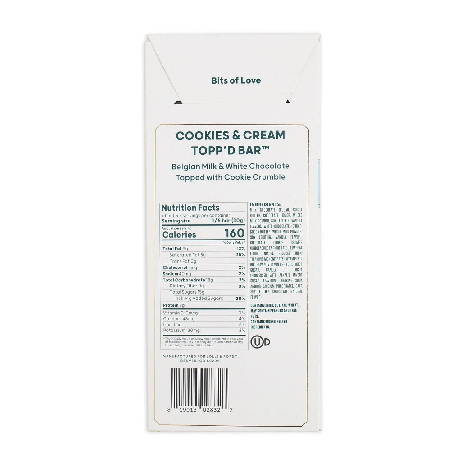 Cookies & Cream Topp'd Bar 3 Cookies & Cream Topp'd Bar - Image 3