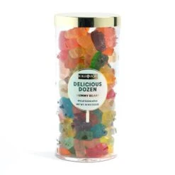 Delicious Dozen Large Gummy Bear Tube