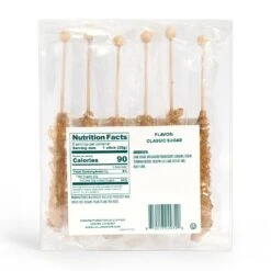 Glittering Gold Rock Candy Pack -Grocery Store lolli and pops l p collection glittering gold rock candy pack 34718325965000