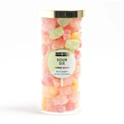 Sour Six Large Gummy Bears Tube