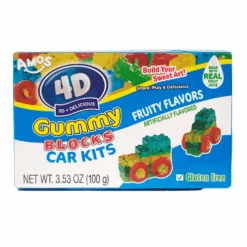 4D Gummy Blocks Car Kit Theater Box