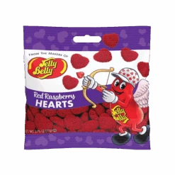 Jelly Belly Red Raspberry Hearts