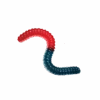 Largest Gummy Worm - Blue & Red