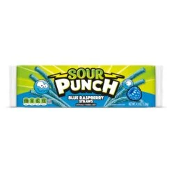 Sour Punch Blue Raspberry Straws