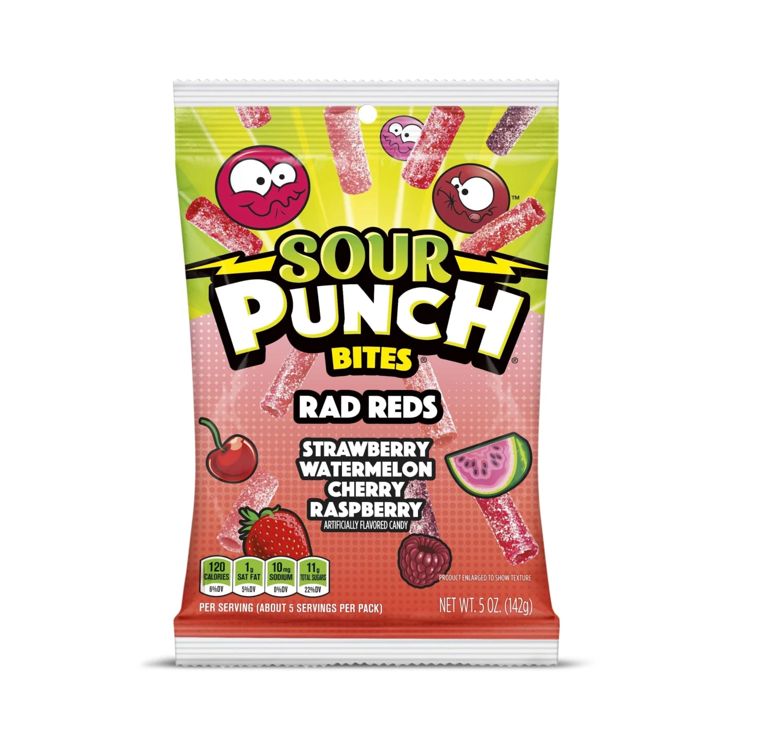 Sour Punch Red Rads Bites 1 Sour Punch Red Rads Bites