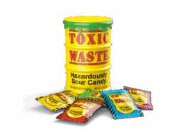 Toxic Waste Sour Candy Drum