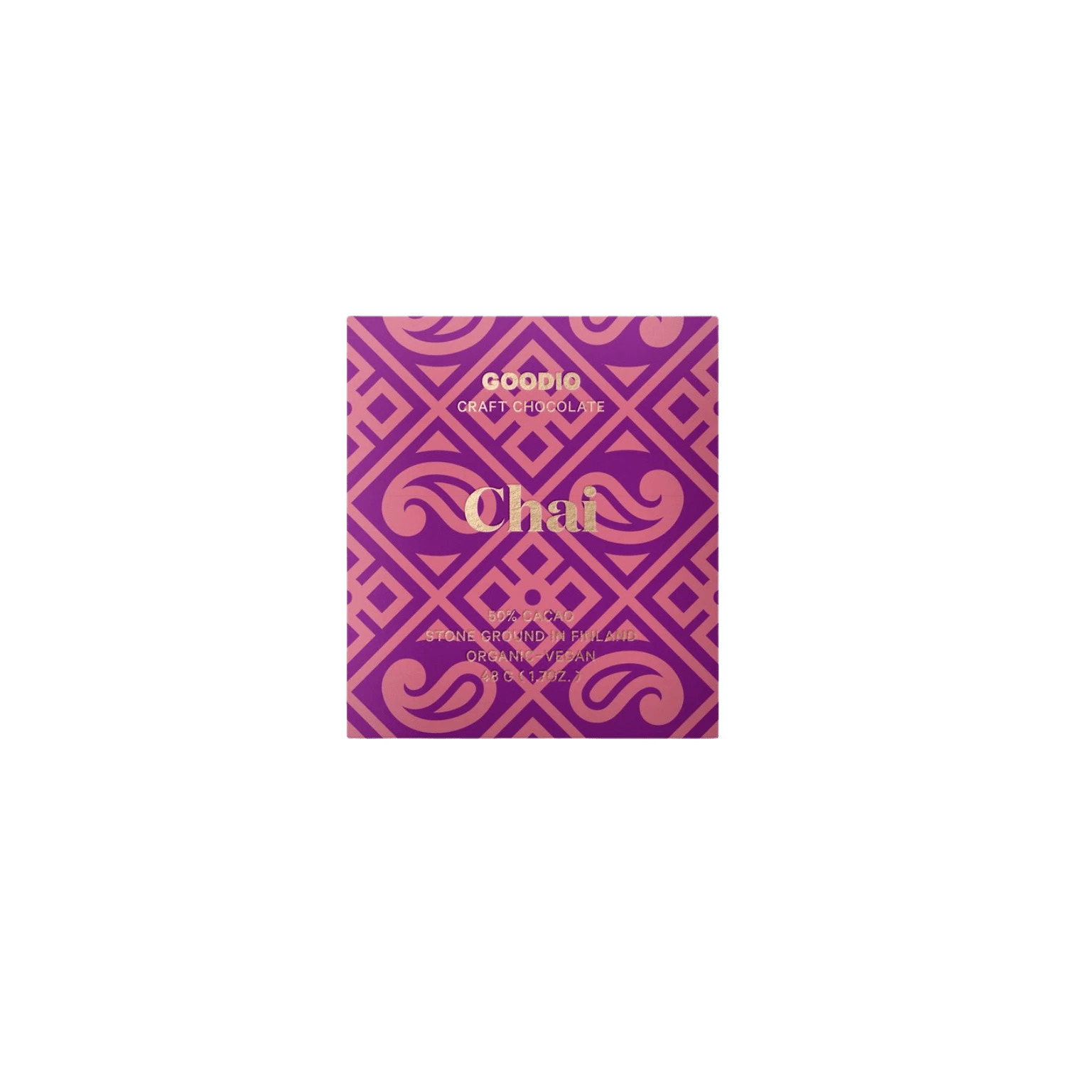 Goodio Organic Chai Chocolate Bar 1 Goodio Organic Chai Chocolate Bar