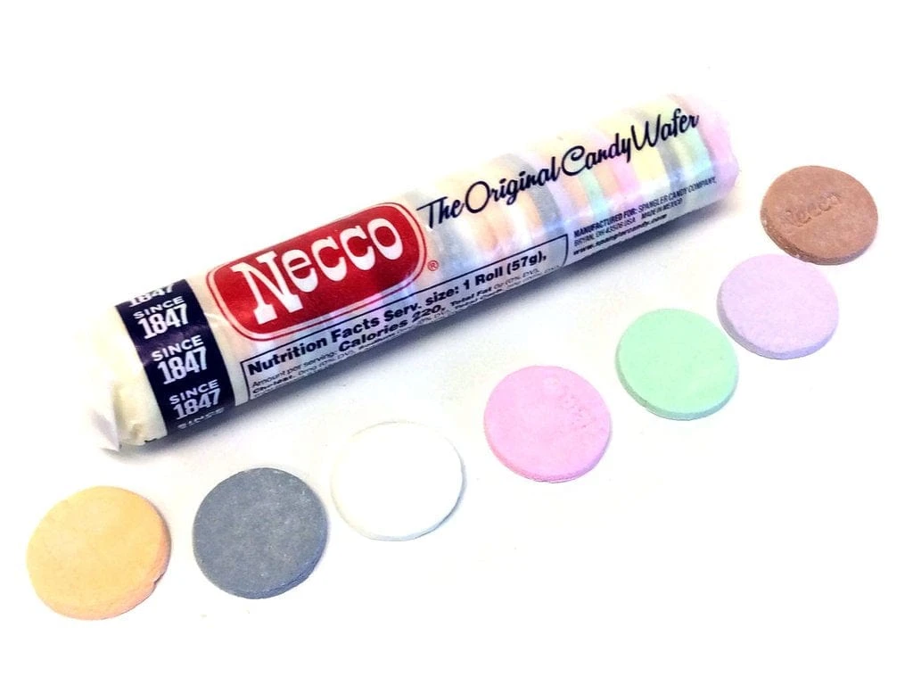 Necco Original Candy Wafers Roll 1 Necco Original Candy Wafers Roll