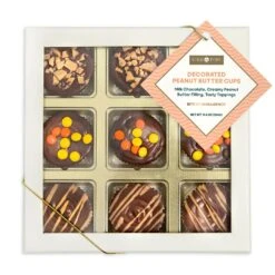 Decorated Peanut Butter Cups 9 Piece