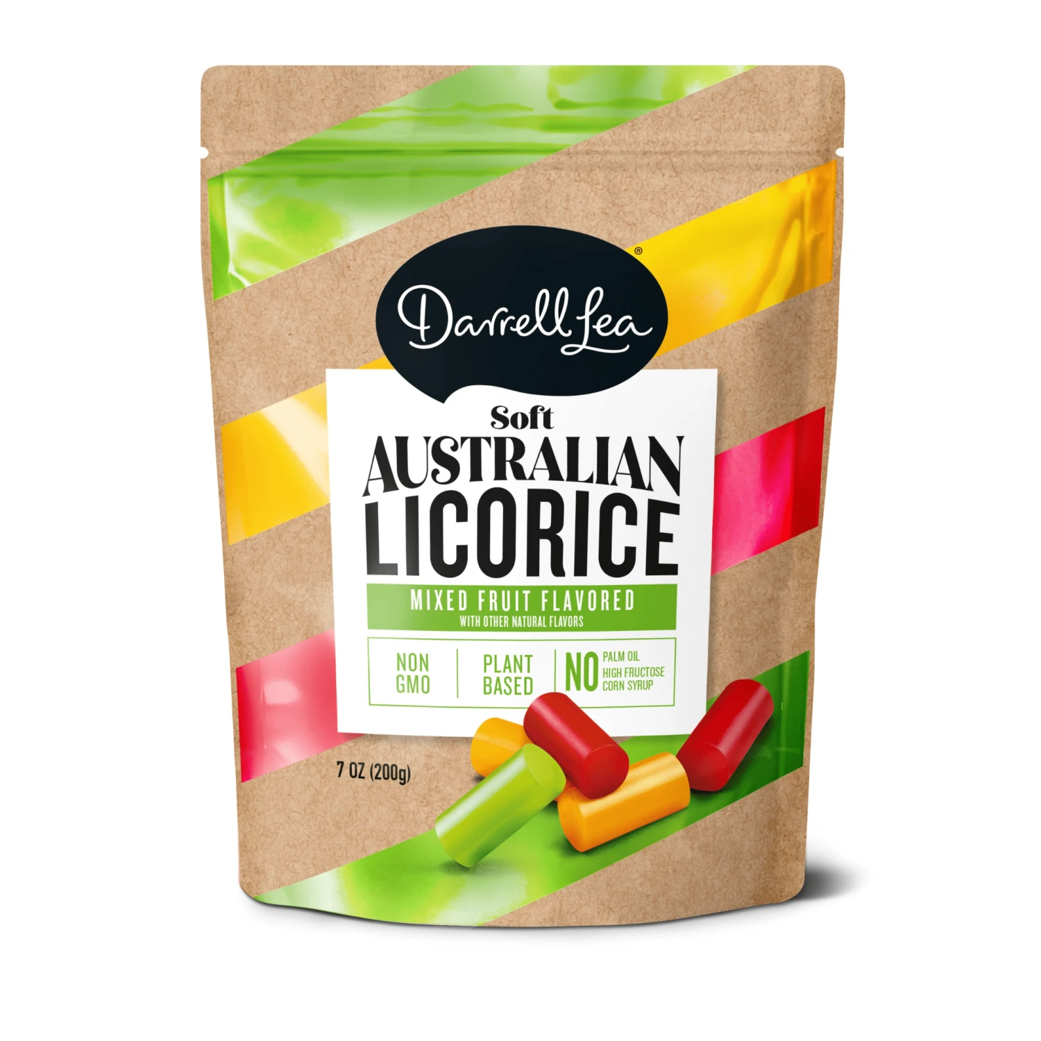 Darrell Lea Mixed Flavor Licorice 7oz Bag 1 Darrell Lea Mixed Flavor Licorice 7oz Bag