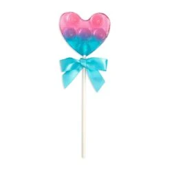 Cotton Candy Lollipopper Heart