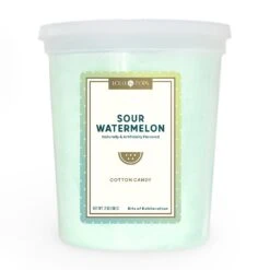 Sour Green Watermelon Cotton Candy