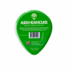 Alien Head Sours Tin -Grocery Store lolli pops novelty alien head sours tin 34282906648776